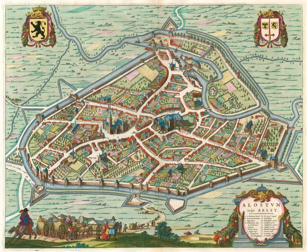 Aalst historique carte